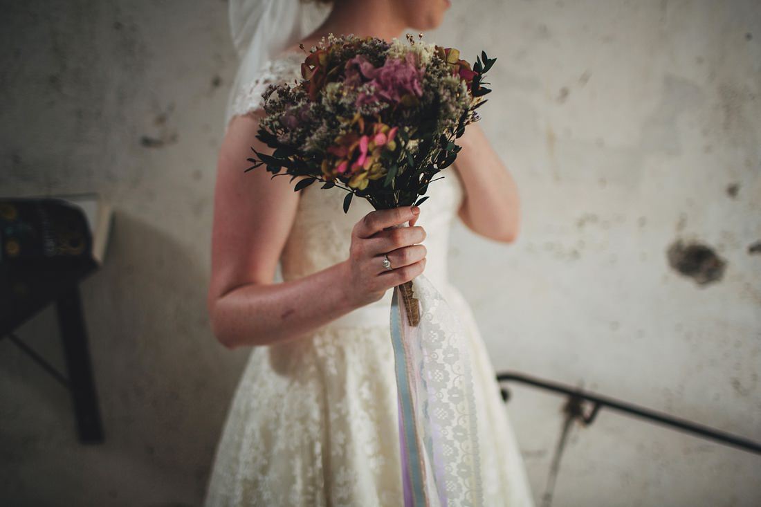 Bride with Flowers